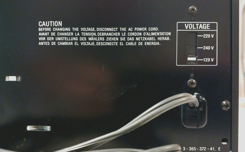 Sony TC-WR670 HX Pro Stereo Dual Cassette Deck ** Parts Only ** - Picture 9 of 12