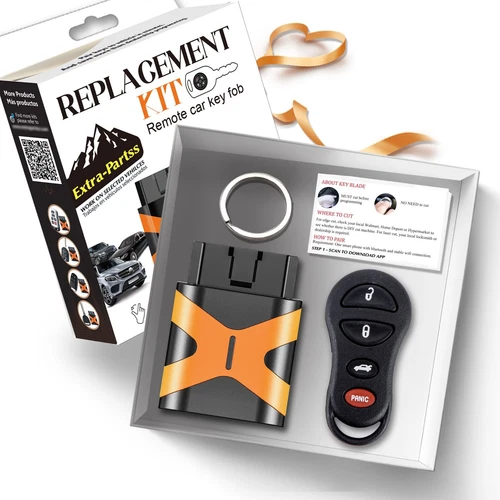 Key Programmer for Remote Key Fob GQ43VT17T 04602260 fits Dodge Jeep Chrysler