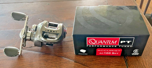 Quantum Accurist AC100 SPT Right Hand Baitcast Reel 6 Bearings 6.3:1 145yd/12lb