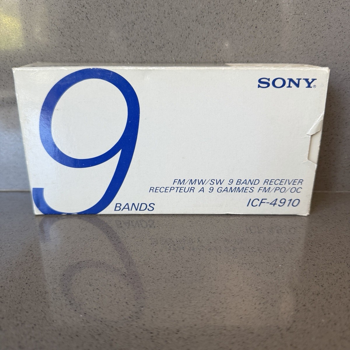 Sony ICF-4910 9 Band Shortwave Radio NOS Open Box FM/MW/SW