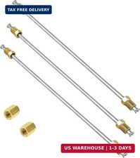 3pcs 316 Flexible Brake Line Kit With Fittings 16 Stainless Steel Brake Line
