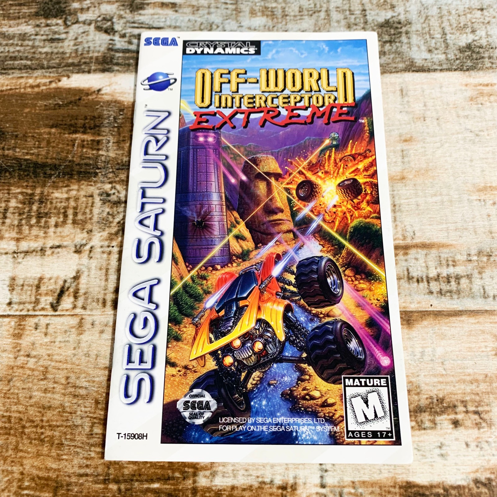 Off-World Interceptor Extreme (Sega Saturn) Manual Only - No Game or Case