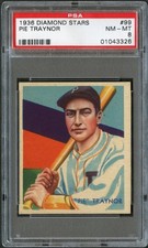 1936 Diamond Stars #99 Pie Traynor HOF Pirates PSA 8 NM-MT 01043326 