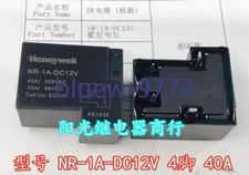 5PCS NEW Honeywell NR-1A-DC12V T90 Relay 4-Pin 40A 12VDC