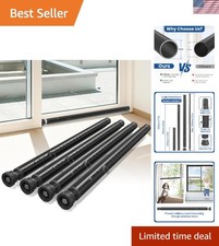 Sliding Door Security Bar,Window Inside Security Bar,17-50 Inch Adjustable Pa...