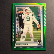 2025 Panini Donruss Optic Football #67 Greg Zuerlein Neon Green Prizm /199 Jets