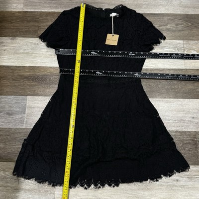NWT! Blu Pepper Black Lace Midi Dress Size Medium Lined Back Zip Short Sleeve | eBay NWT! Blu Pepper Black Lace Midi Dress Size Medium Lined Back Zip Short Sleeve | eBay
