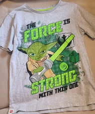 Boys Lego Star Wars Yoda T-shirt Top 134 cm 8 years set bundle