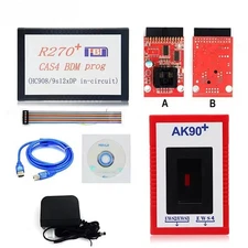 R270+ V1.20 Car CAS4 BDM Auto Key Programmer for Benz EZS AK90+ V3.19 Key Maker