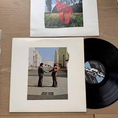 PINK FLOYD Wish You Were Here US Press Vintage Vinyl LP + OG Sleeve VG+