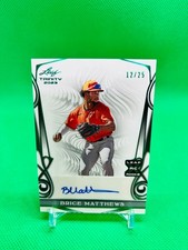🔥 2023 Leaf Trinity Brice Matthews (RC) Auto 12/25 #BA-BM4 🔥