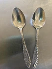 Antique Pair of Sterling Demitasse Spoons by Towle