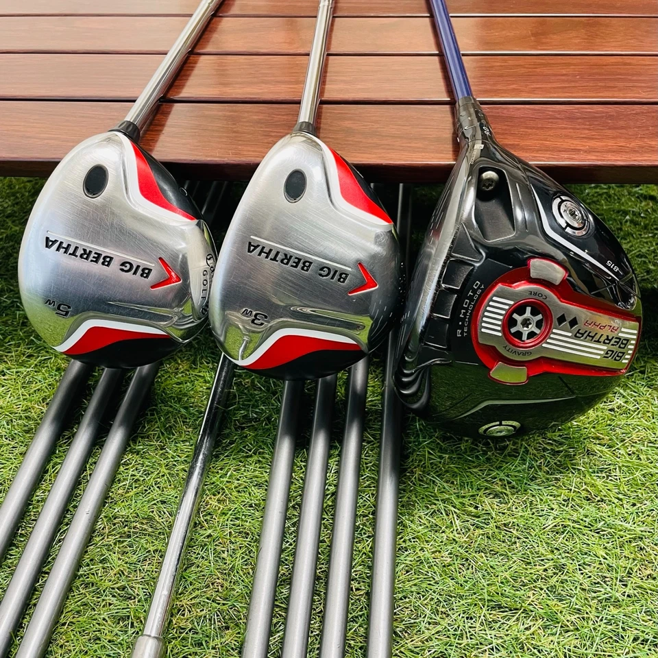 Callaway Fullset BIG BERTHA 1w 3w 5w Steelhead Iron 4-9Pw 11pics SR R Flex Golf - Image 2 of 4