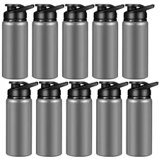 CHENGU Water Bottle Bulk 20 oz Aluminum Reusable Bottles Lightweight Snap Lid...