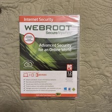 Webroot. Internet Security For PC, MAC and Mobile. Unopened. U.S. Only.