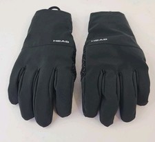 222 HEAD Winter Gloves Black Waterproof Snow Ski Touchscreen Outdoor Warm Size L