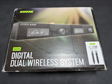 Shure SLXD24D/SM58 Dual Channel Digital Wireless Microphone System H55 Band New 