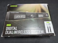 Shure SLXD24D/SM58 Dual Channel Digital Wireless Microphone System New!!!