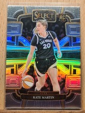 Kate Martin #22 2024 Select WNBA Concourse Silver Prizm Rookie Aces W0112A