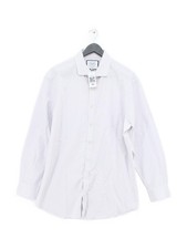 Charles Tyrwhitt Men's Shirt Collar: 16.5 in Purple Cotton with Elastane Basic