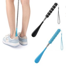 Telescopic Shoe Horn Set of 2 - Adjustable 3071cm Stainless Steel Shoe Horn Long...