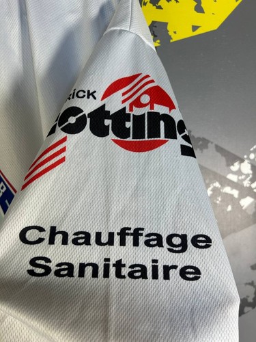 Vallee De Joux Shirt ICE Hockey Jersey White 2021 Polyester Men Size XS ig93 - Afbeelding 7 van 10