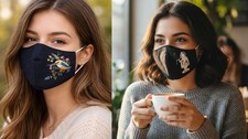 Face Mask Reusable Washable Beautiful Print Cotton Reusable Set of 2
