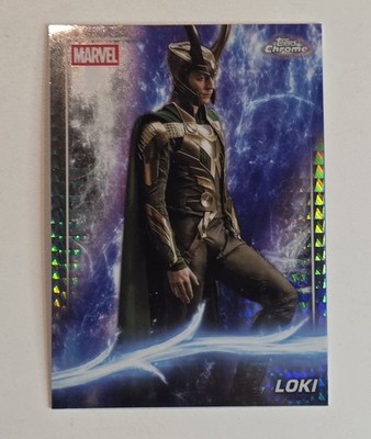 2025 Topps Marvel Chrome Loki Phase One #19 Trading Card X Fractor