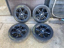 Mini Cooper 6 star twin spoke wheels 16 inch 195/55/16 black R55 R56 R57 R58 R59