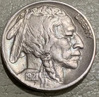 1921 Buffalo Nickel, nice original AU Condition  no issues
