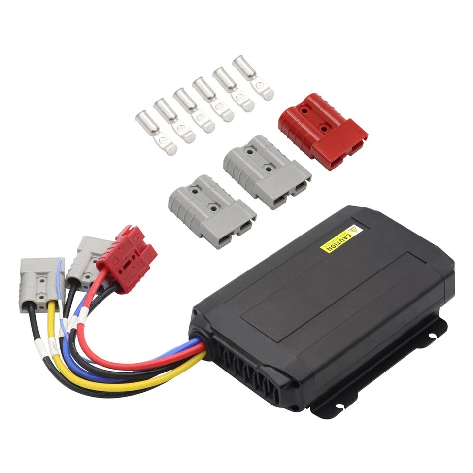 25A DC Solar Dual Input Battery Charger Replace For RVs Campers Trailers Boats - Image 3 of 4