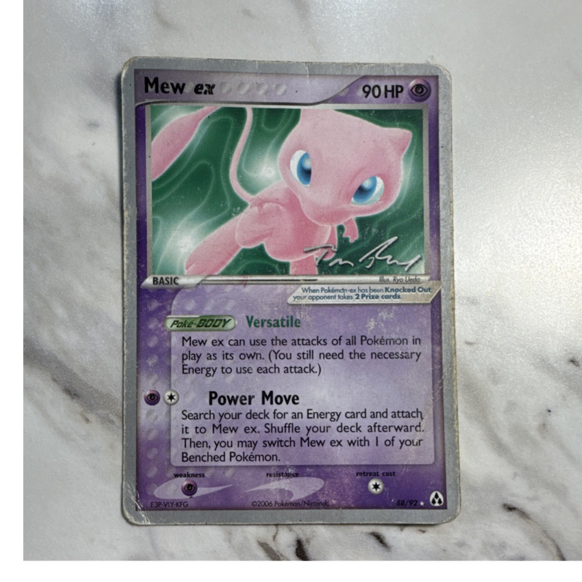 Pokémon Mew ex World Championship Decks Rare Basic 88/92 Regular