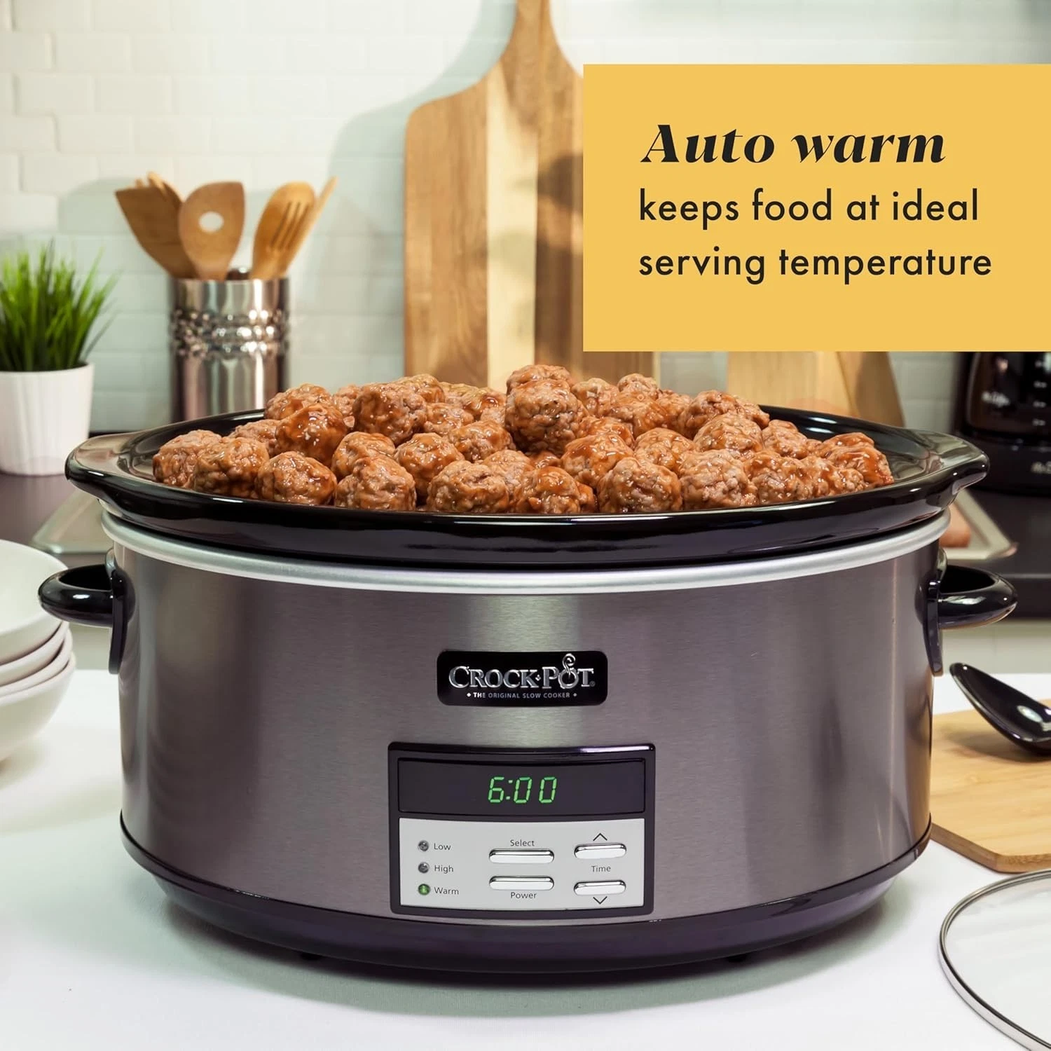 Crock-Pot SCCPVFC800DS 8 qt. Programmable Slow Cooker - Black