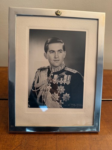 Royal autograph-King Constantine II Greece