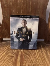 Skyfall 007 4K + Blu-ray + Digital Code Slipcover Brand New Sealed
