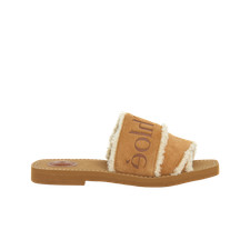 Chloe Woody Brown Slippers Women  s Slip-ons