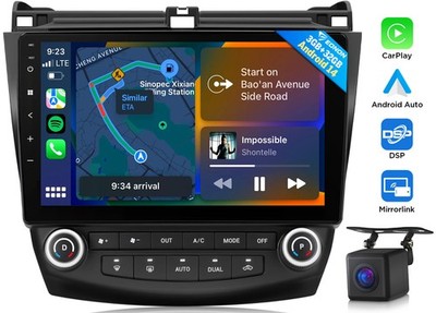 HAC1X7 Android 10.1'' for 03-07 Honda Accord Sedan Car Radio Stereo Apple CarPlay
