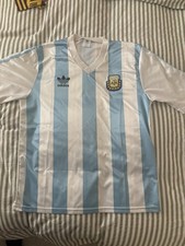 Argentian Adidas Football Home Shirt 1991 Size XL Amazing Condition