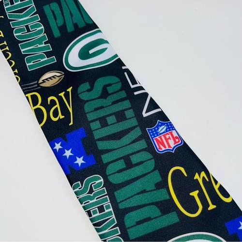 Cravate Officielle NFL Green Bay Packers – Verte, Neuve Sans étiquette, Pour Homme