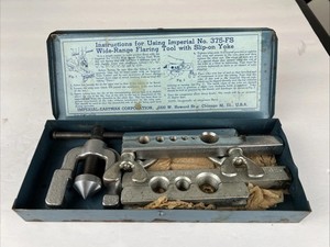 imperial 375-FS Vintage Flaring Tool & Yoke tubing pipe garage automotive plumb