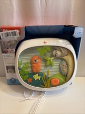 Fisher Price Settle Sleep Projection Soother Crib TV Otter Sloth Jungle WORKS