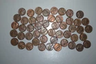 MOSTLY AU  1949 S Lincoln Wheat Cent 2 roll RL 112