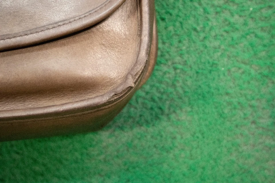 Bolso Bandolera Coach 9790 City Vintage Masilla Marrón Nueva York Años 80 Foto 3 de 4