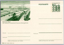 Hannover 1965, Privatbahnhof Messegelände - Bildpostkarte, Ganzsache