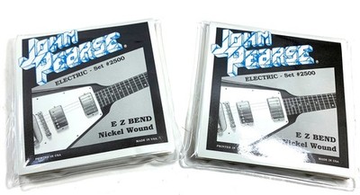 John Pearse Guitar Strings 2 Sets Electric EZ Bend Nickel Wound