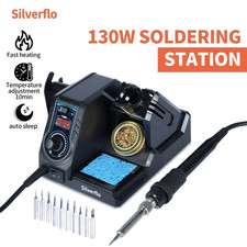 Digital Soldering Station Kit Adjustable 100W or 130W Analog Tool UK 230V