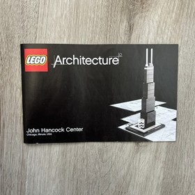 Lego Architecture 21001 John Hancock Center Retired Landmark Series Complete Box