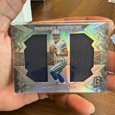 Panini 2016 Spectra Dak Prescott Rising Rookie Cowboys Patch 151/199 #25