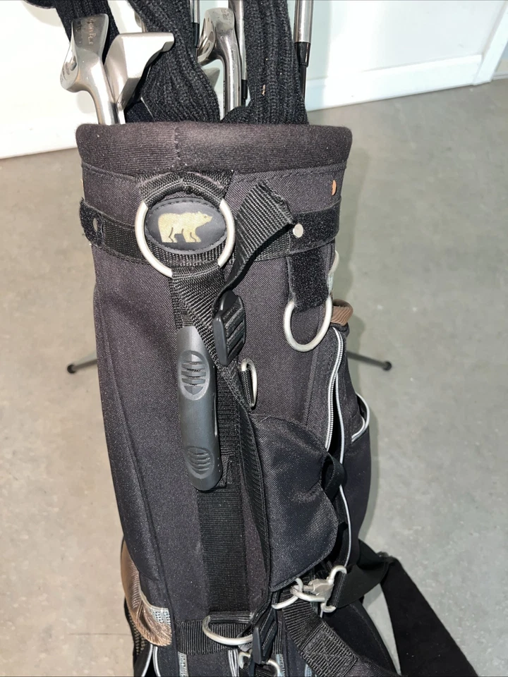 Conjunto de tacos de golfe Golden Bear Accuforce grafite Optimum Flex 3-9; P & 3 madeira + bolsa - Imagem 2 de 4