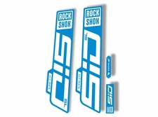 Rock Shox SID SL Ultimate 2021 Mountain Bike Cycling Decal Sticker Blue White